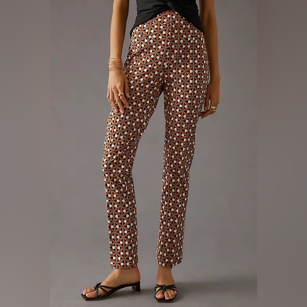 Maeve Essential High-Rise Kick-Flare Pants